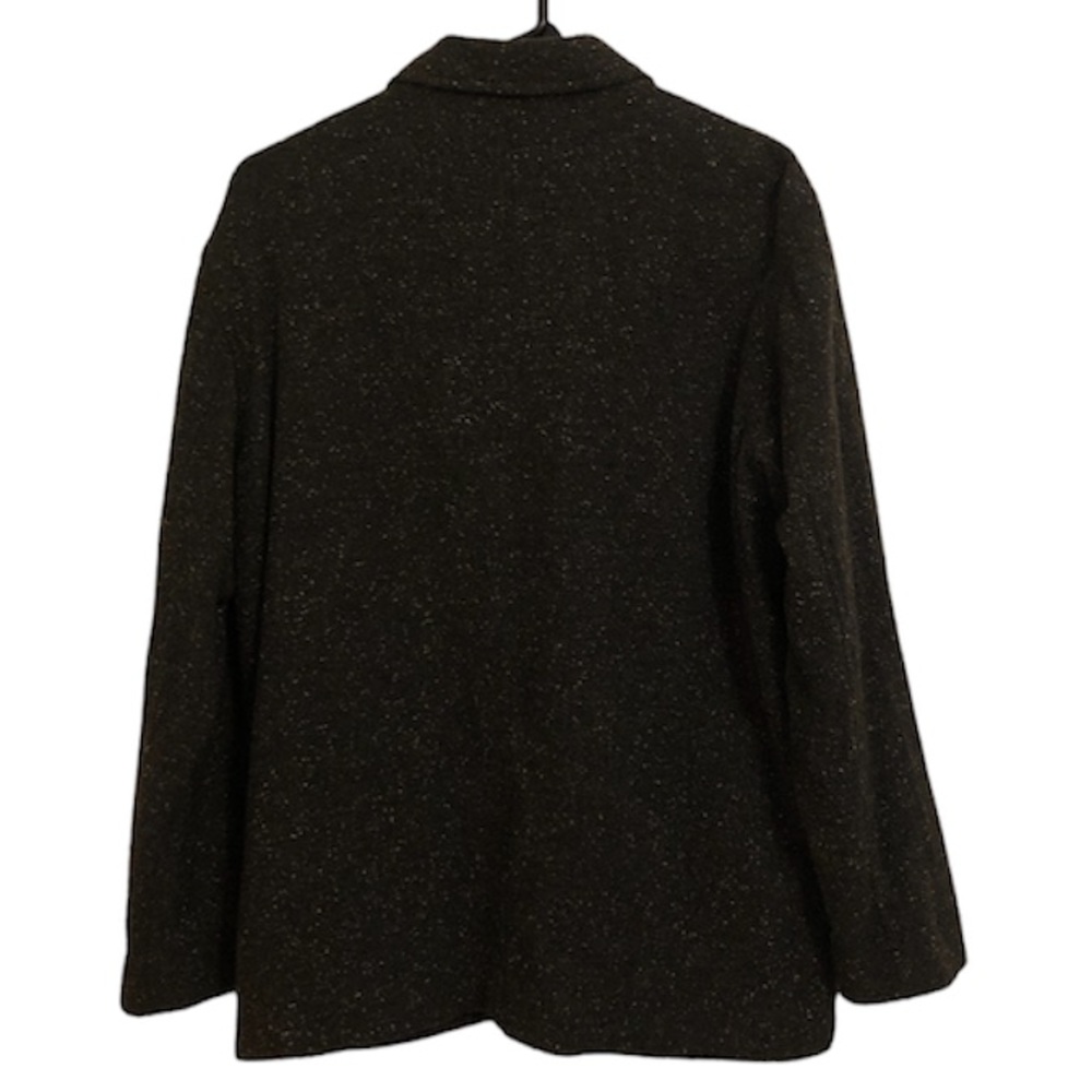 Liz Claiborne Wool Blend Tweed Button-Down Jacket - Picture 2 of 7
